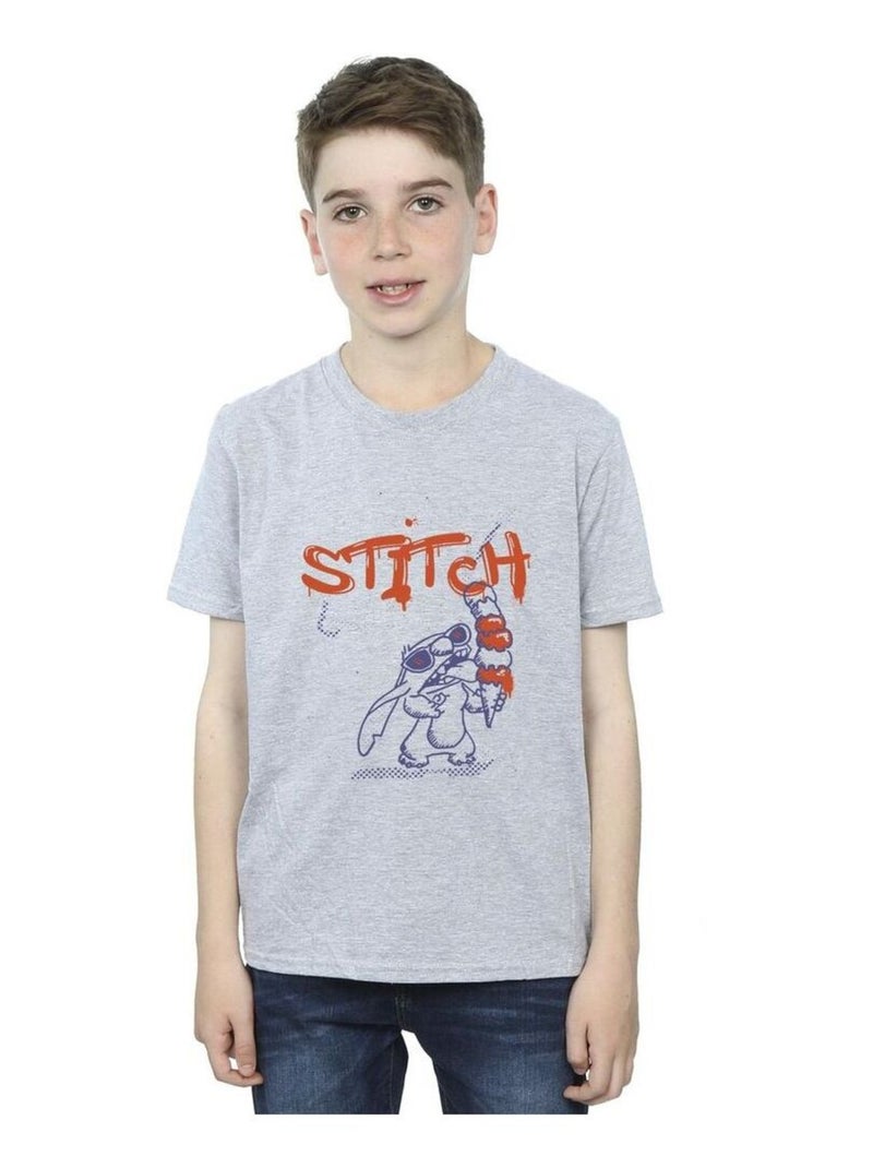 Disney - T-shirt Gris chiné - Kiabi