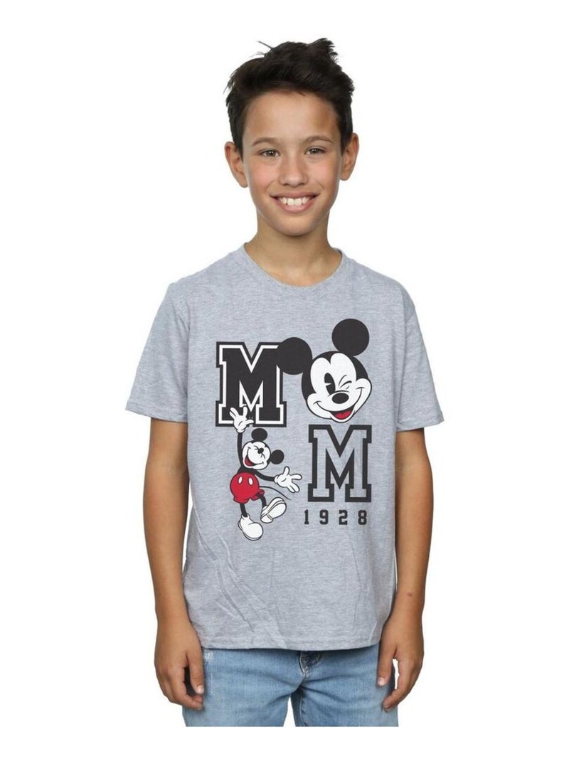 Disney - T-shirt Gris chiné - Kiabi