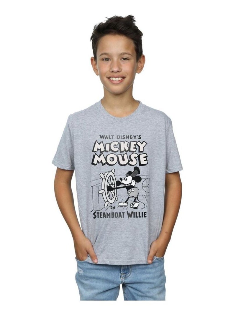 Disney - T-shirt Gris chiné - Kiabi