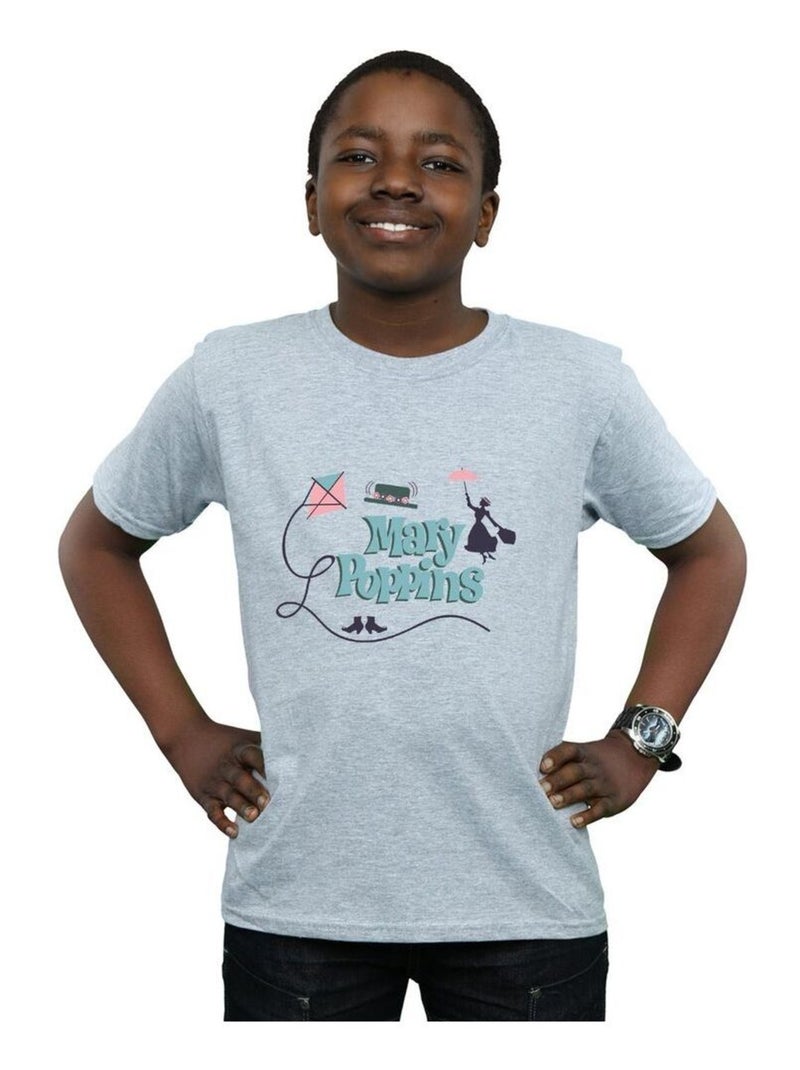 Disney - T-shirt Gris chiné - Kiabi