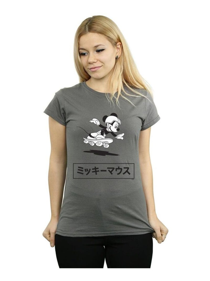 Disney - T-shirt Gris Noir - Kiabi