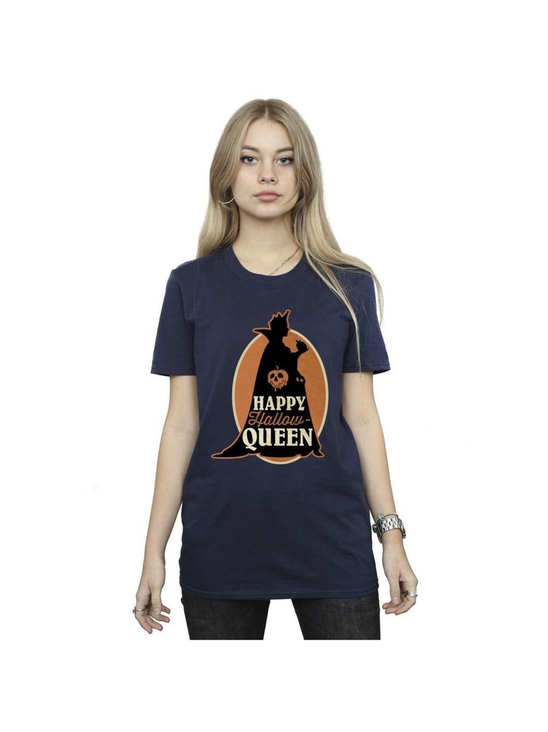 Disney - T-shirt HALLOW QUEEN Bleu marine - Kiabi