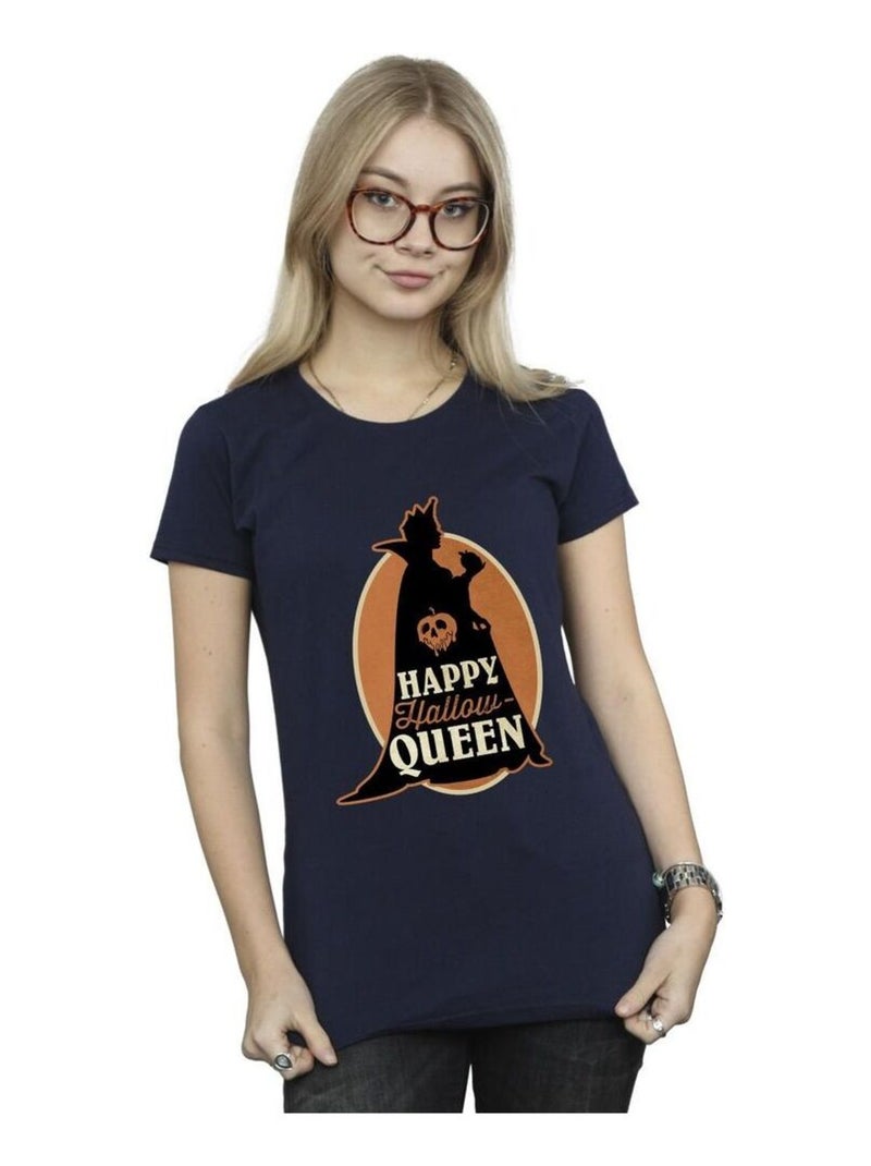 Disney - T-shirt HALLOW QUEEN Bleu marine - Kiabi