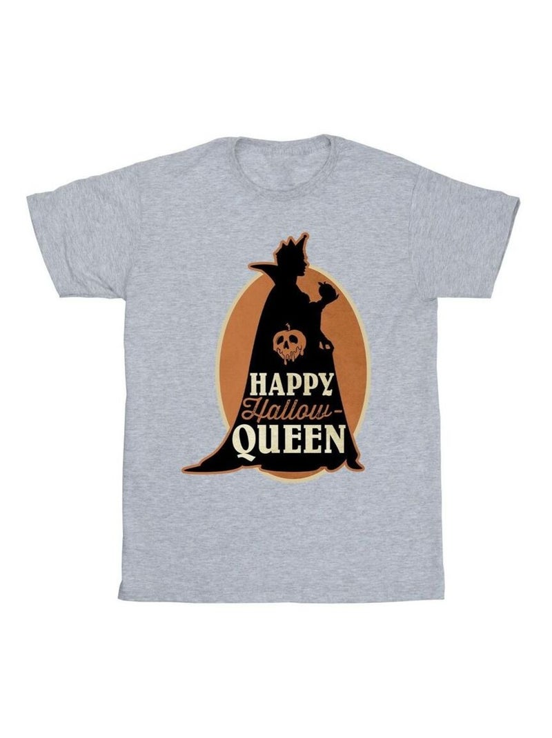 Disney - T-shirt HALLOW QUEEN Gris chiné - Kiabi