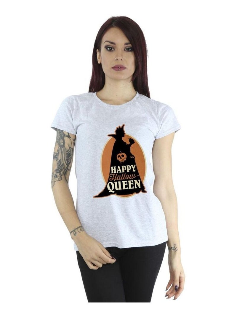 Disney - T-shirt HALLOW QUEEN Gris chiné - Kiabi