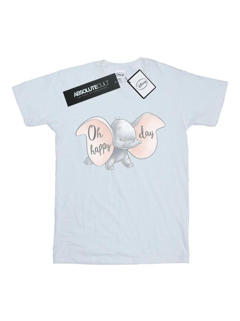 Disney - T-shirt HAPPY DAY Blanc - Kiabi