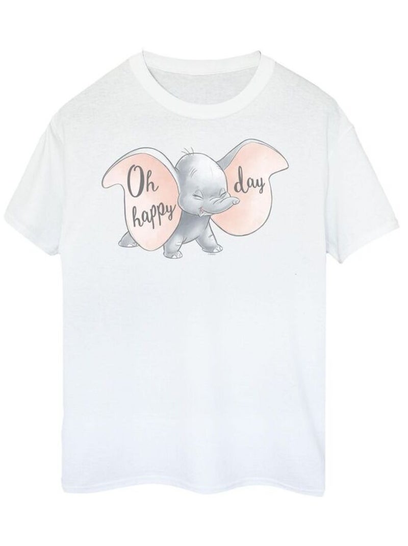 Disney - T-shirt HAPPY DAY Blanc - Kiabi
