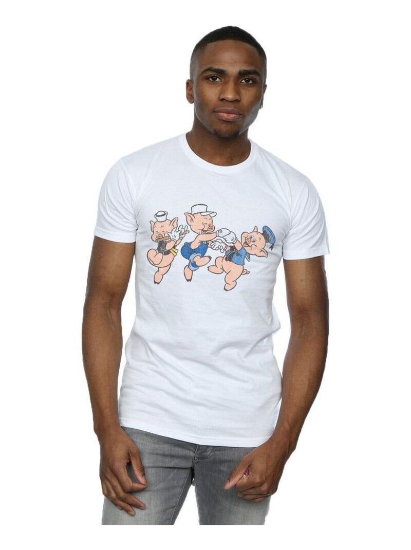 Disney - T-shirt HAVING FUN Blanc - Kiabi