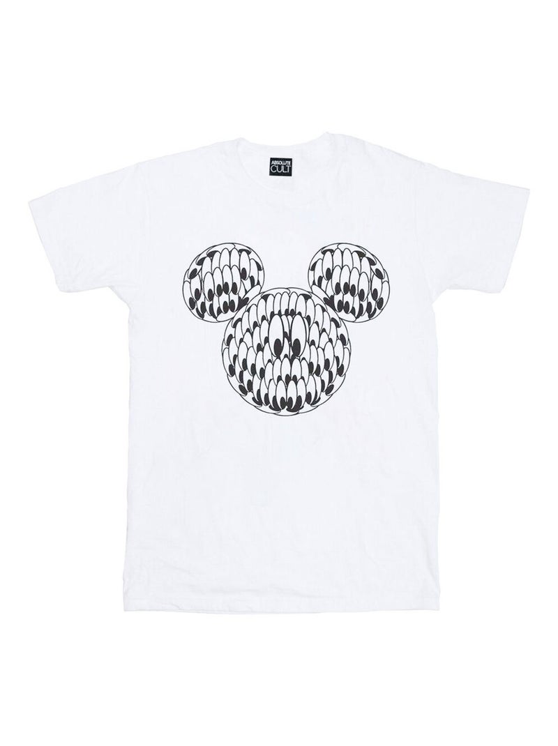 Disney - T-shirt HEAD OF EYES Blanc - Kiabi