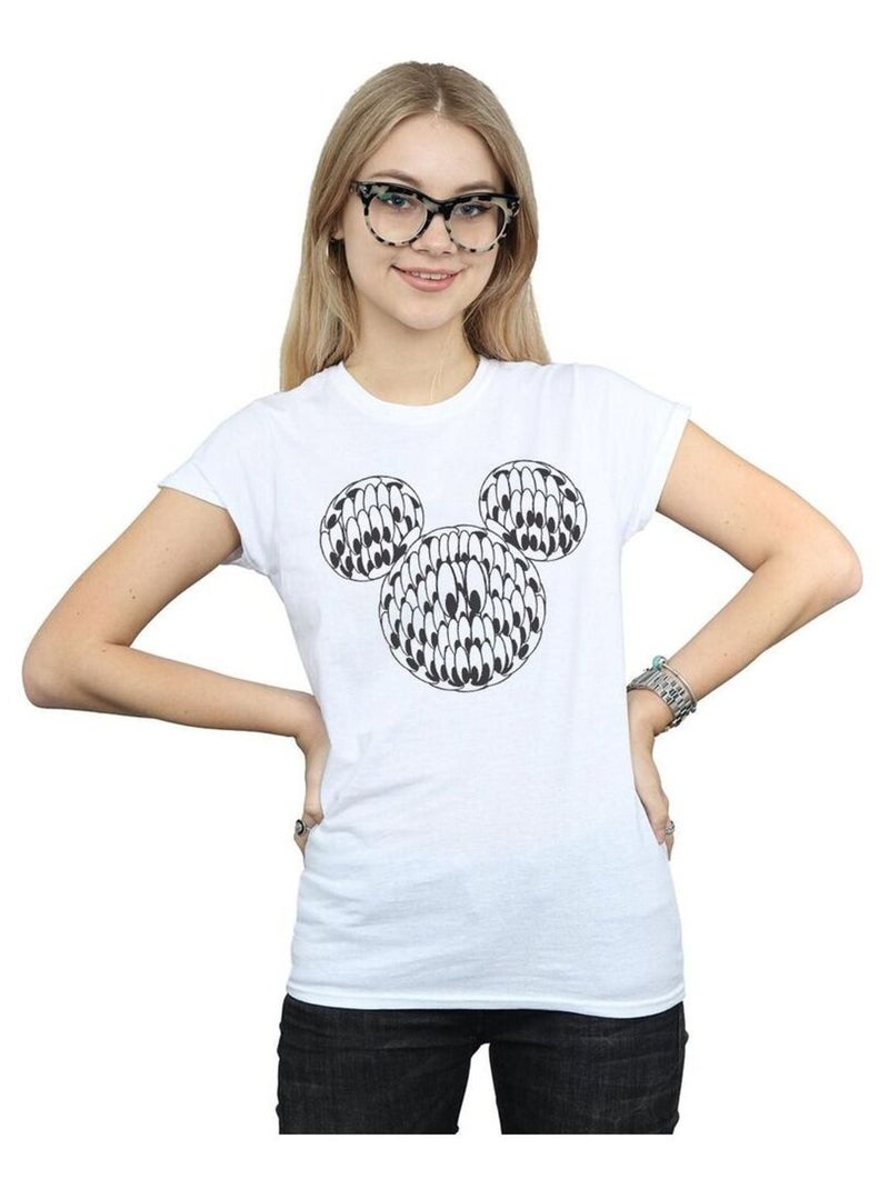 Disney - T-shirt HEAD OF EYES Blanc - Kiabi