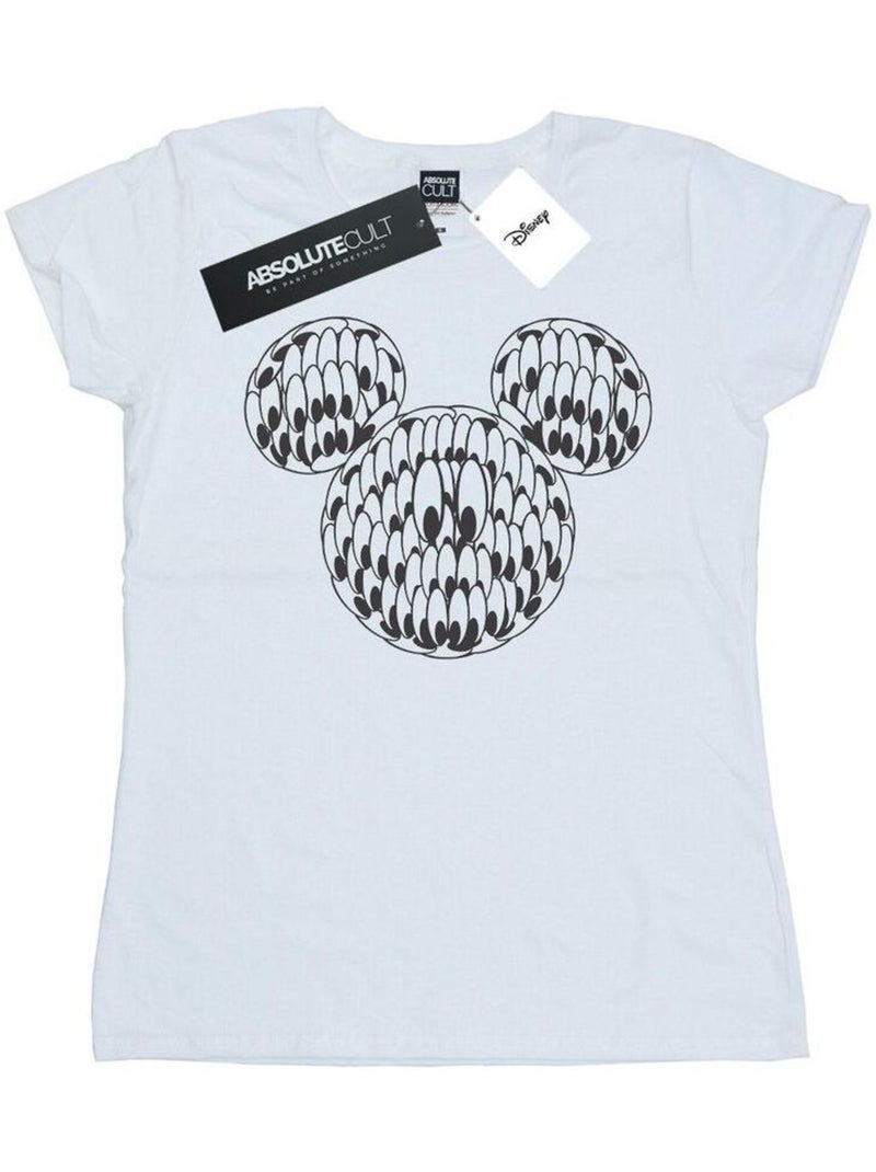Disney - T-shirt HEAD OF EYES Blanc - Kiabi