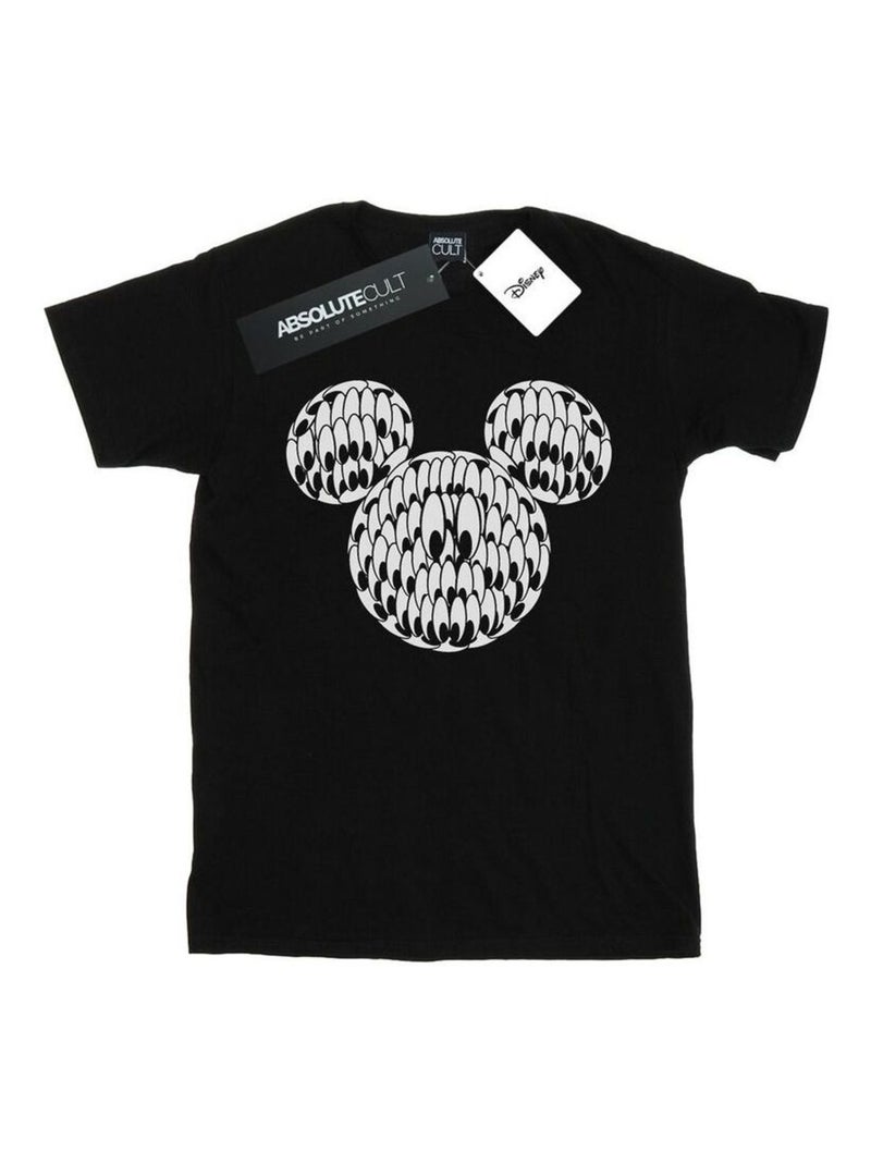 Disney - T-shirt HEAD OF EYES Noir - Kiabi