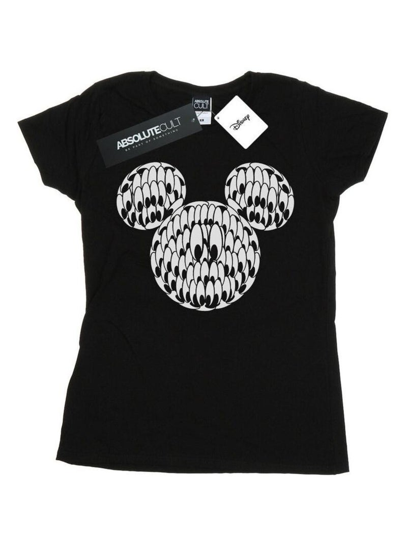 Disney - T-shirt HEAD OF EYES Noir - Kiabi