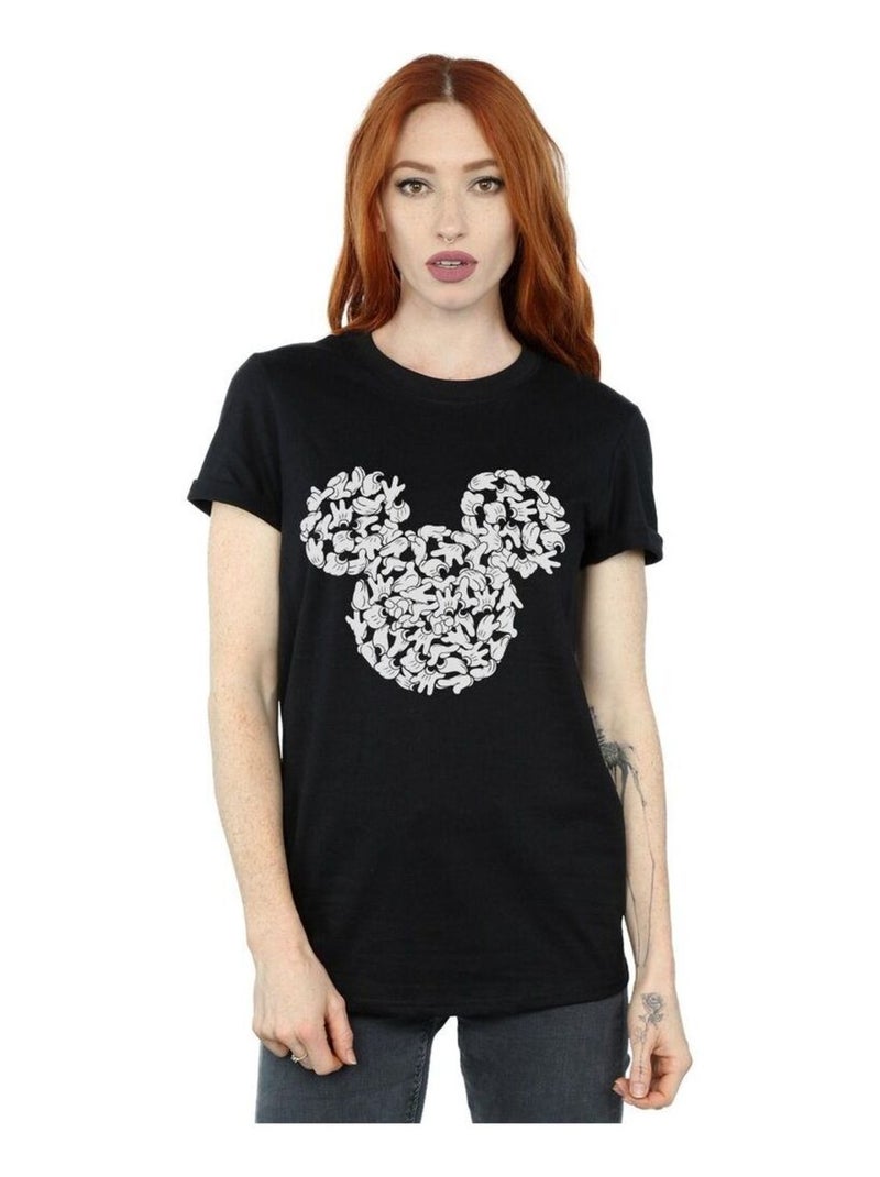 Disney - T-shirt HEAD OF HANDS Noir - Kiabi