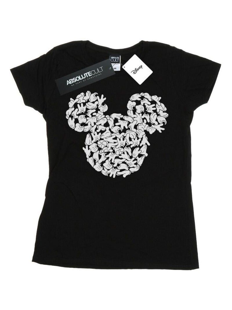Disney - T-shirt HEAD OF HANDS Noir - Kiabi