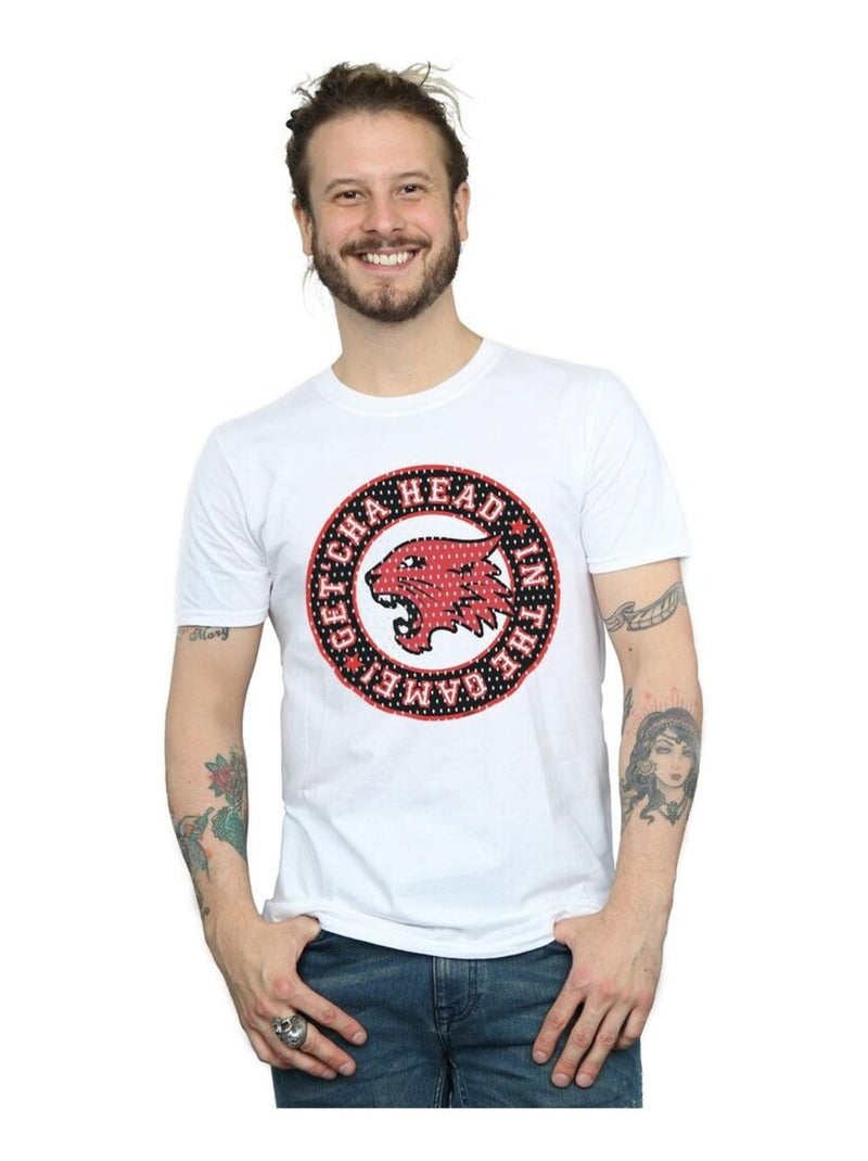Disney - T-shirt High School Musical: Premiers pas sur scène THE MUSICAL HEAD IN THE GAME Blanc - Kiabi