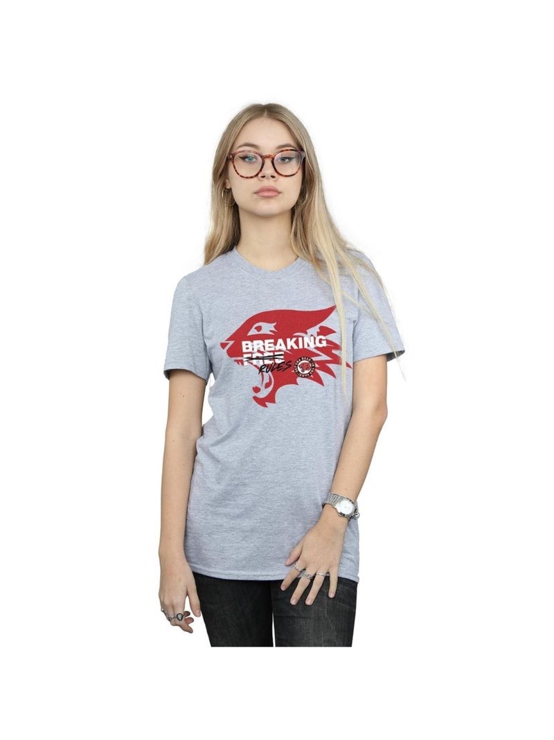 Disney - T-shirt HIGH SCHOOL MUSICAL THE MUSICAL BREAKING RULES Gris chiné - Kiabi