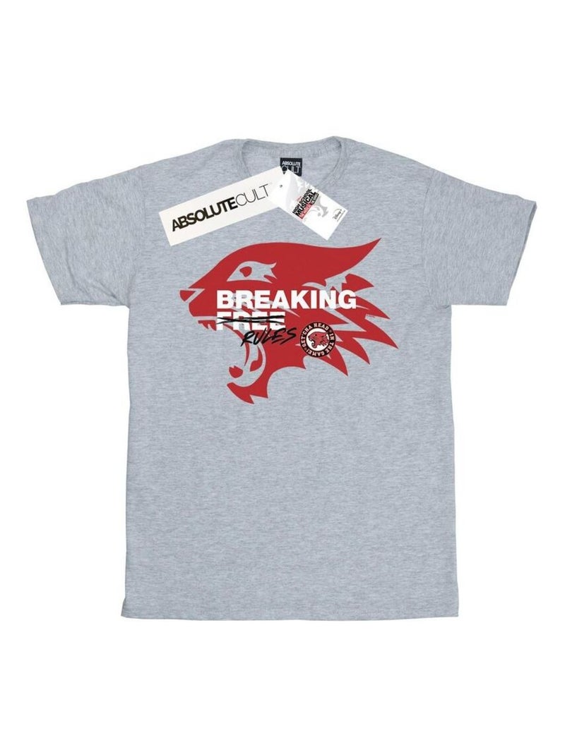 Disney - T-shirt HIGH SCHOOL MUSICAL THE MUSICAL BREAKING RULES Gris chiné - Kiabi