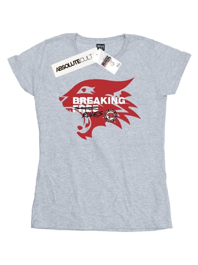Disney - T-shirt HIGH SCHOOL MUSICAL THE MUSICAL BREAKING RULES Gris chiné - Kiabi