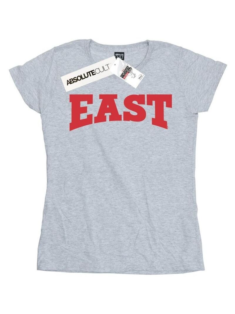 Disney - T-shirt HIGH SCHOOL MUSICAL THE MUSICAL EAST HIGH Gris chiné - Kiabi