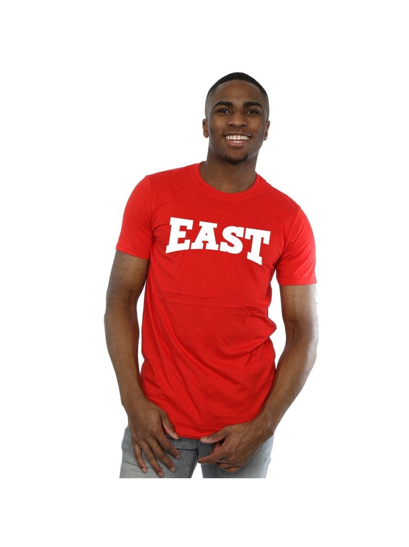 Disney - T-shirt HIGH SCHOOL MUSICAL THE MUSICAL EAST HIGH Rouge - Kiabi
