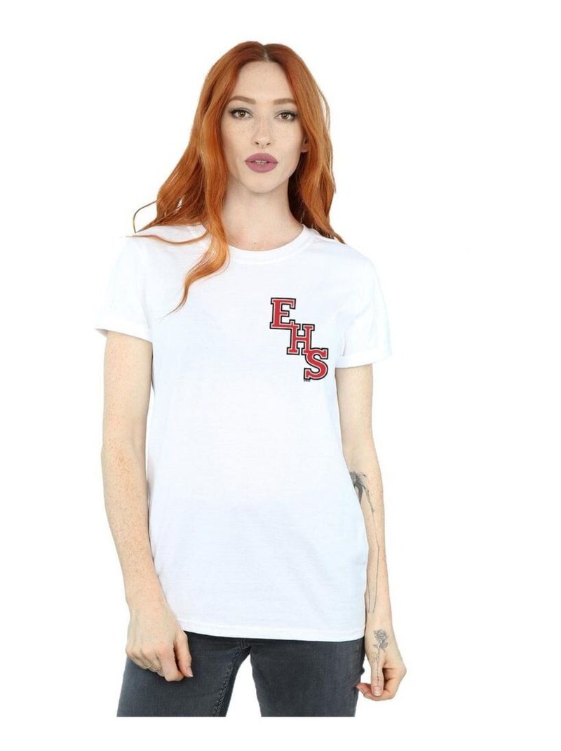Disney - T-shirt HIGH SCHOOL MUSICAL THE MUSICAL EHS Blanc - Kiabi