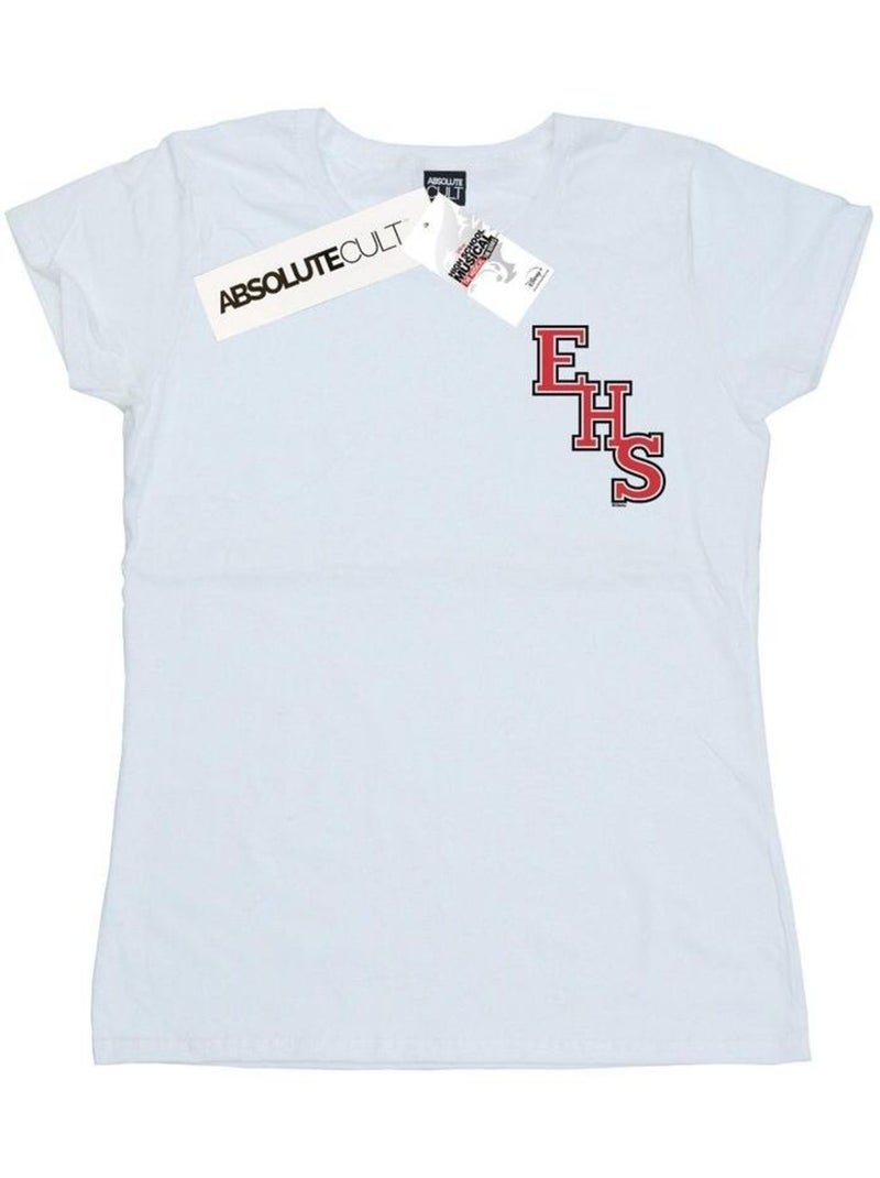 Disney - T-shirt HIGH SCHOOL MUSICAL THE MUSICAL EHS Blanc - Kiabi