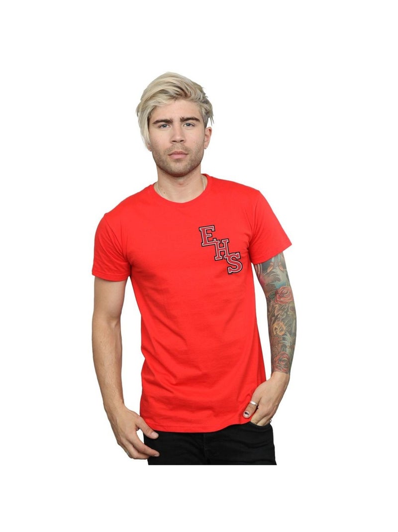 Disney - T-shirt HIGH SCHOOL MUSICAL THE MUSICAL EHS Rouge - Kiabi