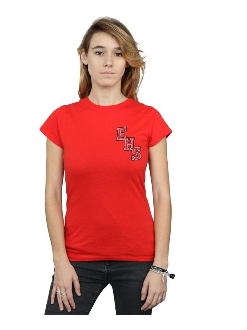 Disney - T-shirt HIGH SCHOOL MUSICAL THE MUSICAL EHS Rouge - Kiabi