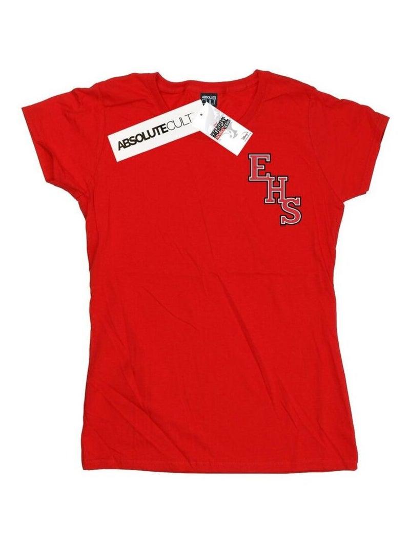 Disney - T-shirt HIGH SCHOOL MUSICAL THE MUSICAL EHS Rouge - Kiabi