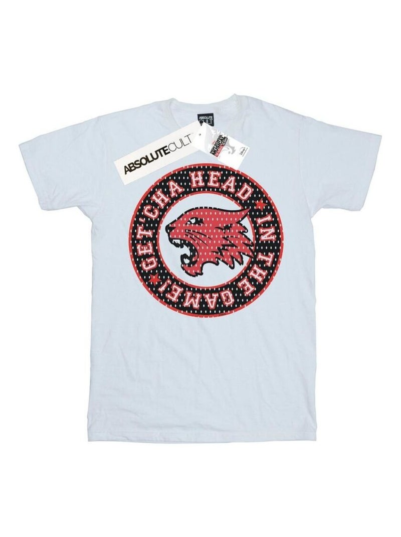 Disney - T-shirt HIGH SCHOOL MUSICAL THE MUSICAL HEAD IN THE GAME Blanc - Kiabi