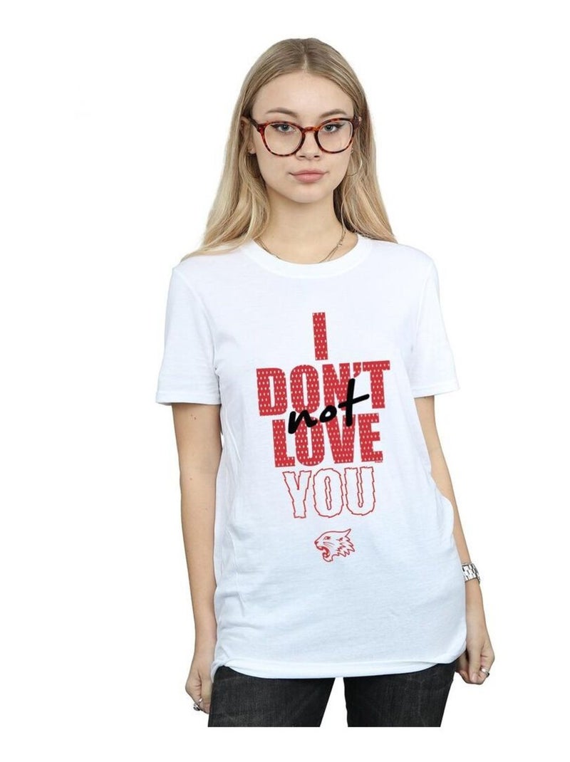 Disney - T-shirt HIGH SCHOOL MUSICAL THE MUSICAL NOT YOU Blanc - Kiabi