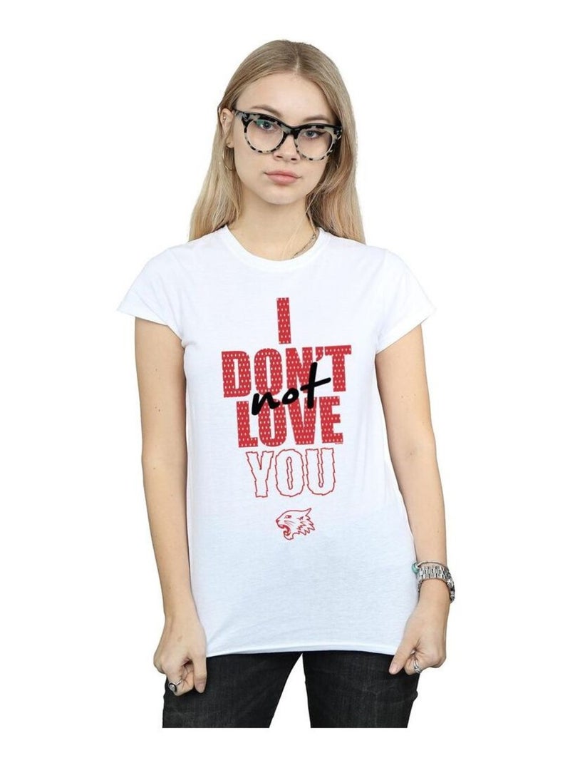 Disney - T-shirt HIGH SCHOOL MUSICAL THE MUSICAL NOT YOU Blanc - Kiabi