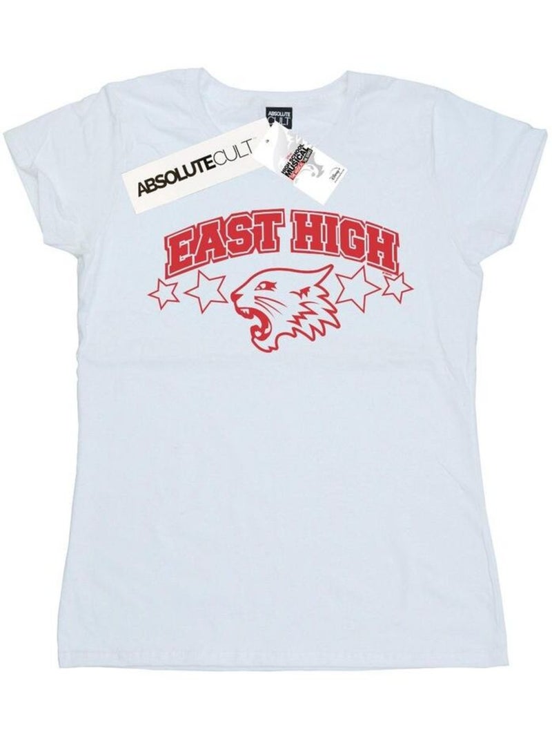 Disney - T-shirt HIGH SCHOOL MUSICAL THE MUSICAL WILDCAT STARS Blanc - Kiabi