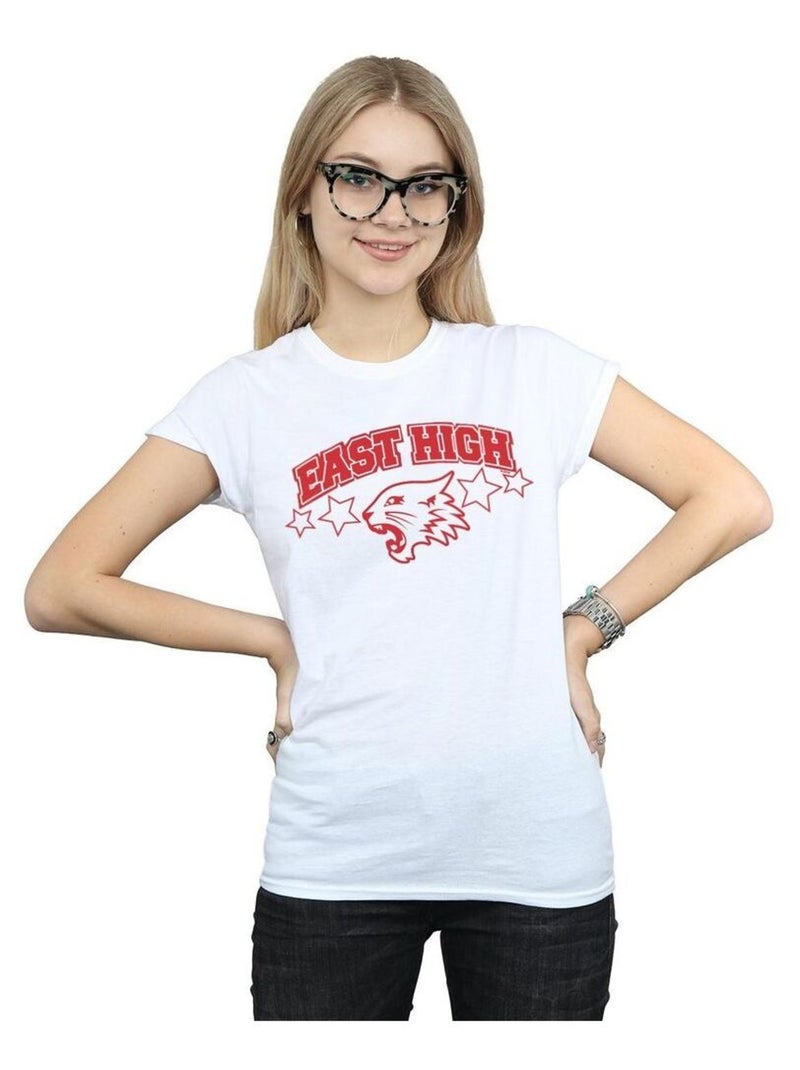 Disney - T-shirt HIGH SCHOOL MUSICAL THE MUSICAL WILDCAT STARS Blanc - Kiabi