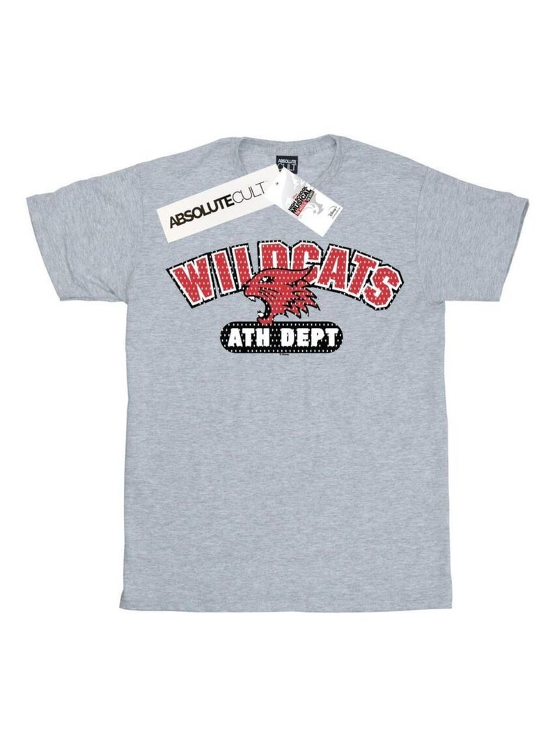 Disney - T-shirt HIGH SCHOOL MUSICAL THE MUSICAL WILDCATS Gris chiné - Kiabi
