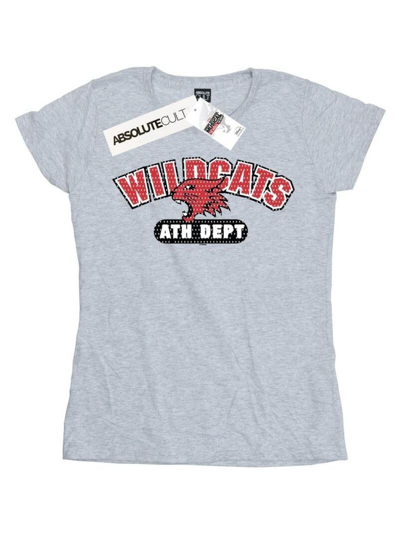 Disney - T-shirt HIGH SCHOOL MUSICAL THE MUSICAL WILDCATS Gris chiné - Kiabi