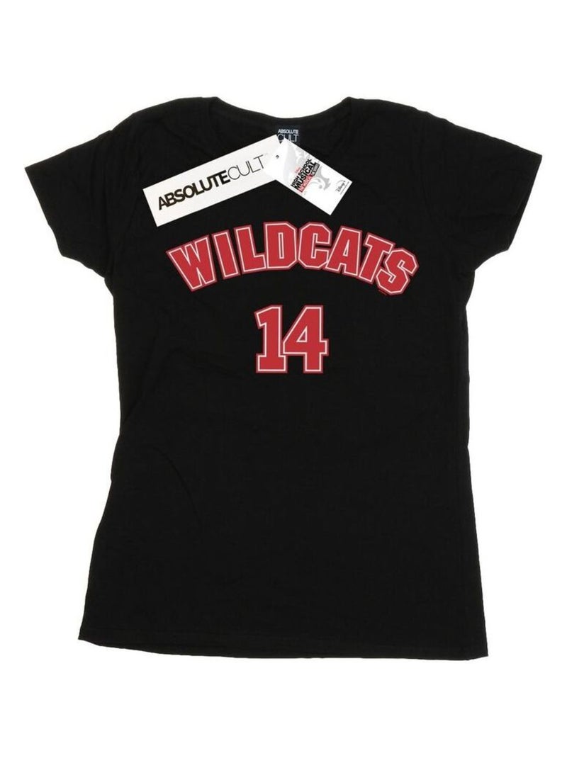 Disney - T-shirt HIGH SCHOOL MUSICAL THE MUSICAL WILDCATS Noir - Kiabi