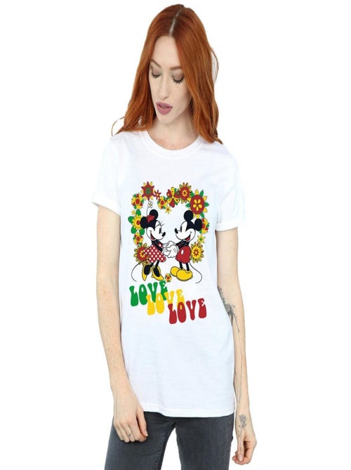 Disney - T-shirt HIPPIE LOVE - Kiabi
