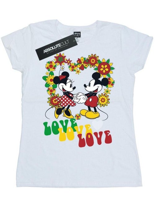 Disney - T-shirt HIPPIE LOVE - Kiabi Disney - T-shirt HIPPIE LOVE - Kiabi
