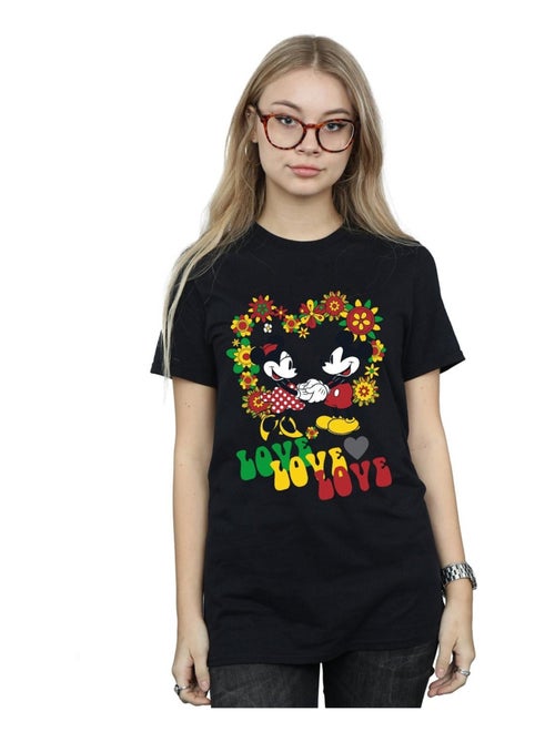 Disney - T-shirt HIPPIE LOVE - Kiabi