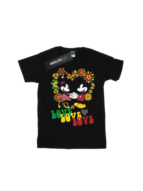 Disney - T-shirt HIPPIE LOVE - Kiabi Disney - T-shirt HIPPIE LOVE - Kiabi