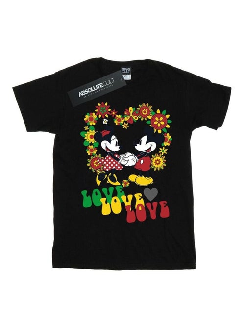 Disney - T-shirt HIPPIE LOVE - Kiabi