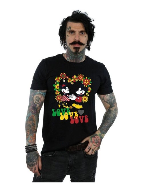 Disney - T-shirt HIPPIE LOVE - Kiabi