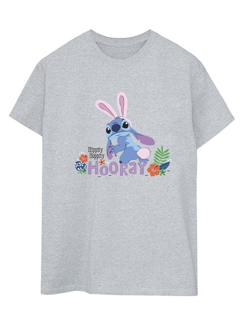 Disney - T-shirt HIPPITY HOP Gris chiné - Kiabi