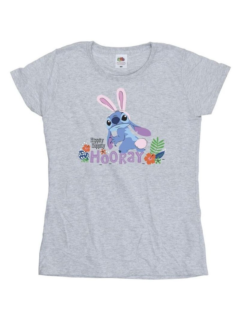 Disney - T-shirt HIPPITY HOP Gris chiné - Kiabi