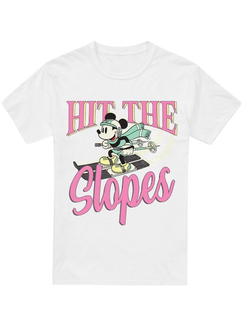 Disney - T-shirt HIT THE SLOPES Blanc - Kiabi