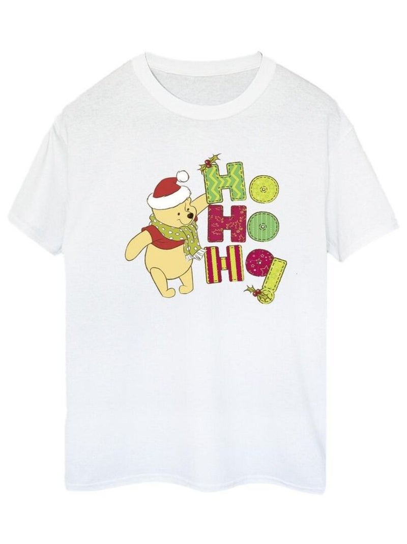 Disney - T-shirt HO HO HO Blanc - Kiabi