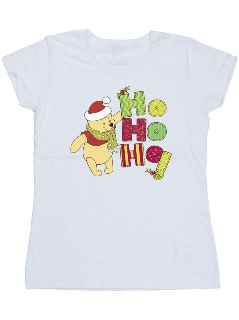 Disney - T-shirt HO HO HO Blanc - Kiabi