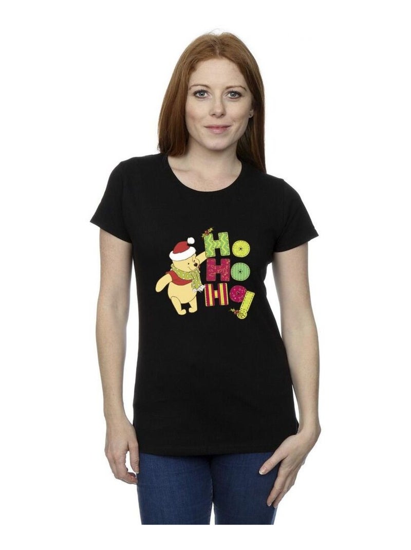Disney - T-shirt HO HO HO Noir - Kiabi